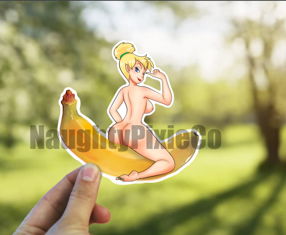 Image of Sexy Tinkerbell and Banana Sticker 