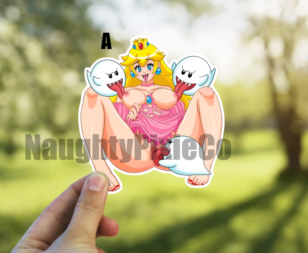 Image of Pink Princess and Ghost Sticker 
