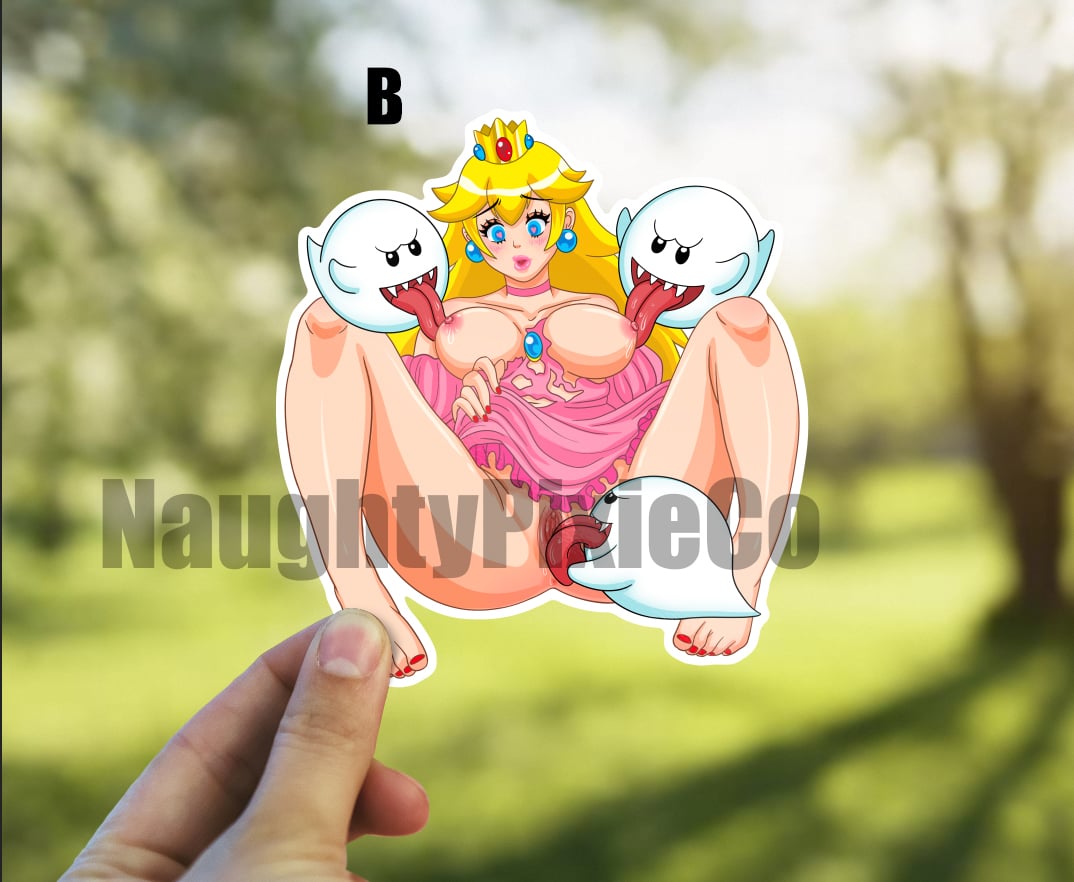 Image of Pink Princess and Ghost Sticker 