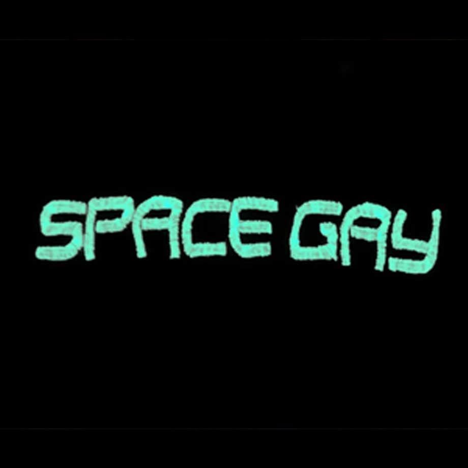 Image of Embroidered Hat: Space Gay (glows in the dark)