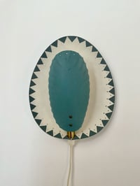 Image 1 of Swedish Wall Lamps of Painted and Pierced Metal