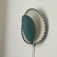 Image 4 of Swedish Wall Lamps of Painted and Pierced Metal