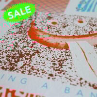 Image 4 of Avoid eyecontact (when eating a banana) - A3 riso print poster
