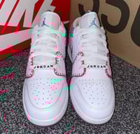 Image 2 of Nike Jordan 1 Low 'White/Stitched'