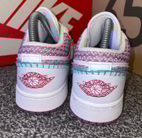 Image 3 of Nike Jordan 1 Low 'White/Stitched'