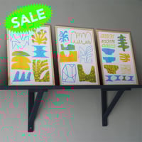 Image 1 of Nasi bowls and pizza plates TRIPTYCH