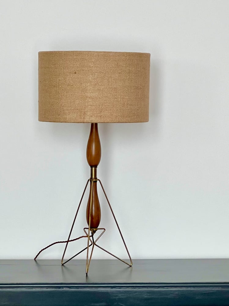 Tripod mid century floor lamp deals