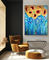 Image 2 of The Mouse and the Sunflowers Print