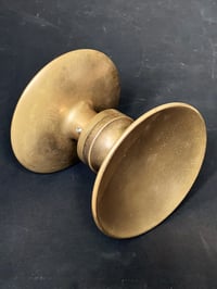 Circular push-pull door handle in bronze, mid-20th century, France