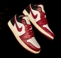 Image 3 of Nike Jordan 1 Low (Red/White/Black)