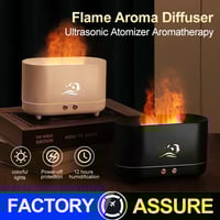  Ultrasonic LED Fire Flame Humidifier/Diffuser 