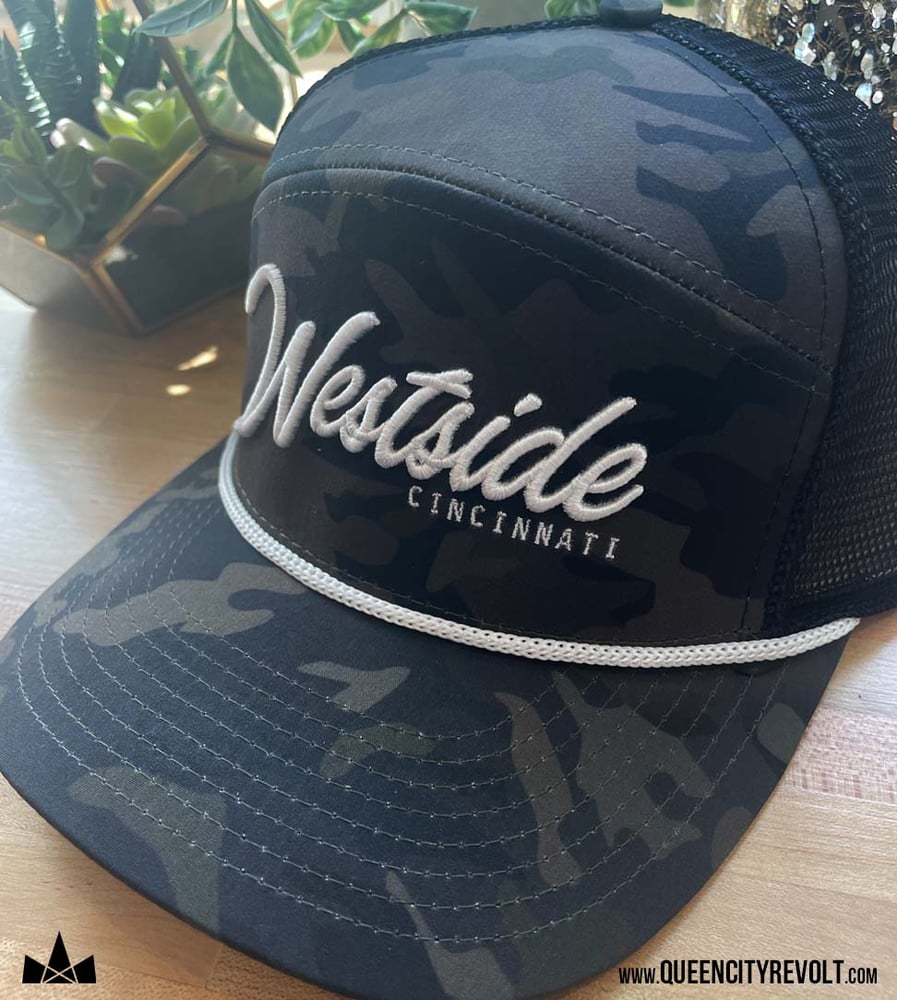 Image of Westside Hat, Camo/White