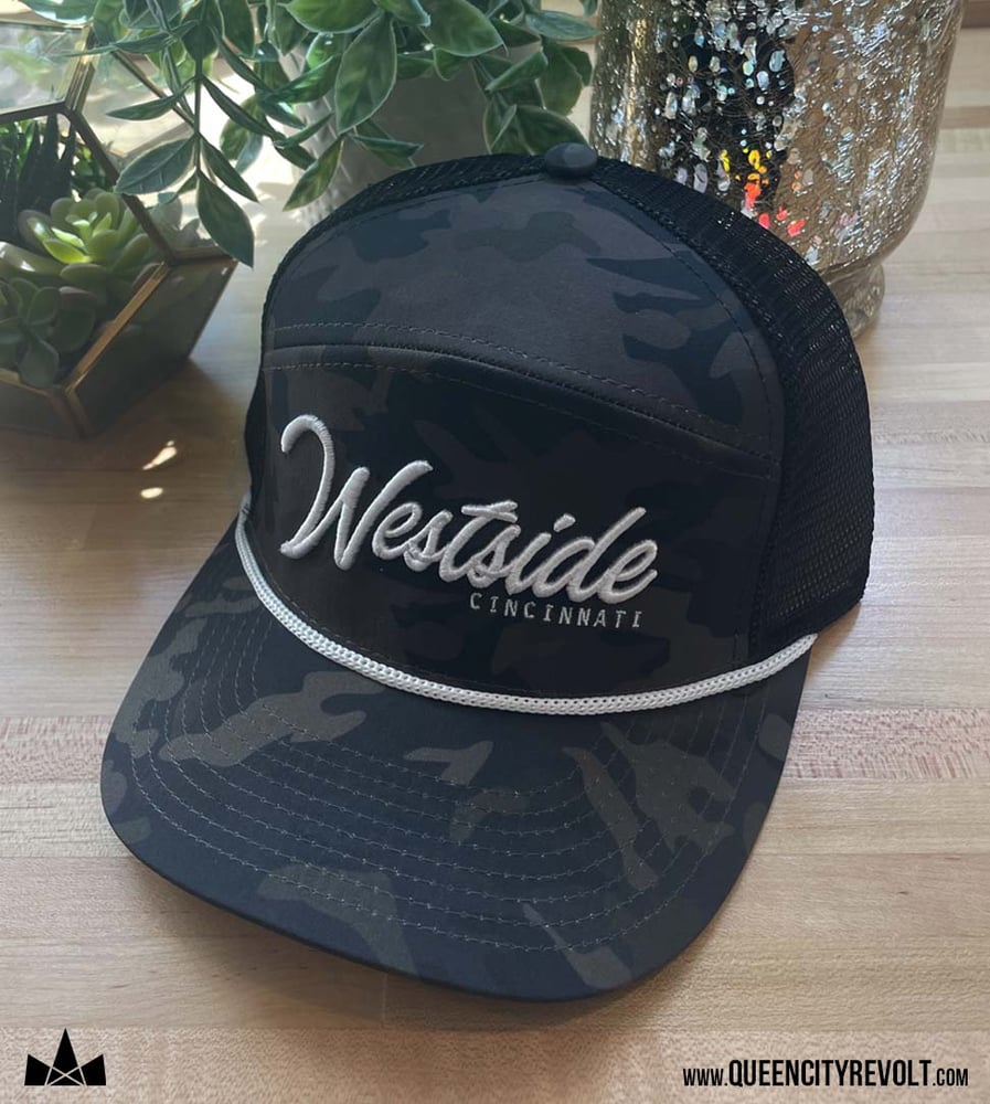 Image of Westside Hat, Camo/White