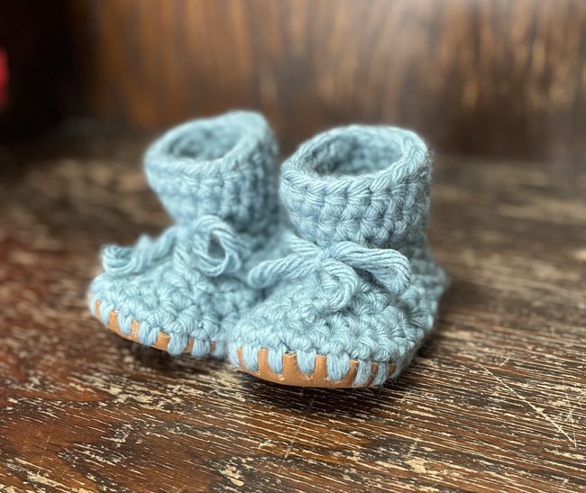 Newborn booties 2025