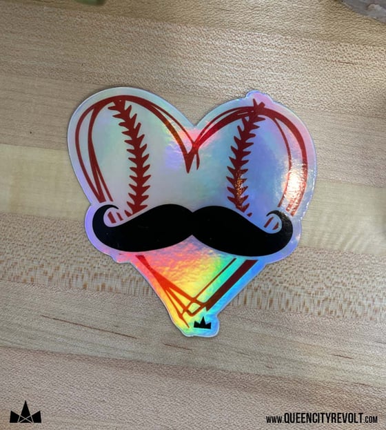 Image of Mr Red Heart, 3in Decal