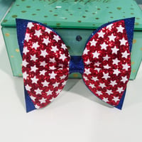 4th of July Inspired Hairbow