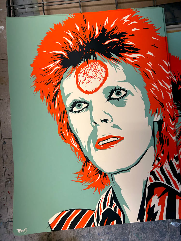 Image of "Perkins 77" Art Print Series - 7728 David Bowie