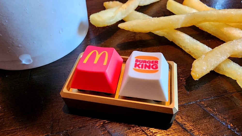 Image of FAST FOOD KEY CAP SET (LOW STOCK)