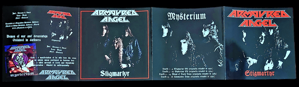 ARMOURED ANGEL - STIGMARTYR / MYSTERIUM CD + DEMOS 89/90