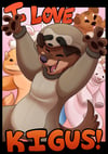 I Love - Kigus! Badge