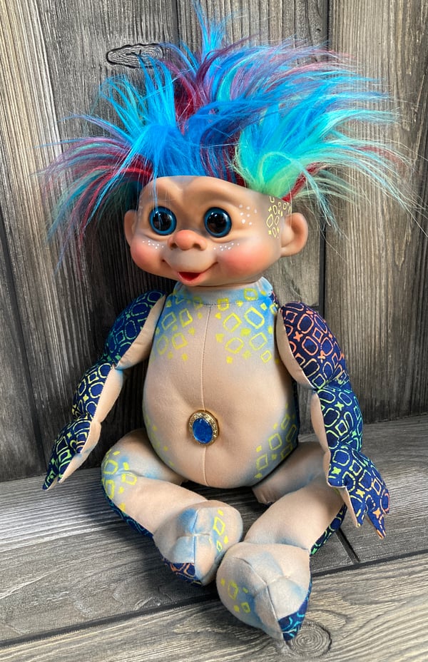 Image of Vintage Troll Baby repaint