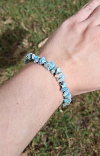 Image 1 of Larimar Chip Bracelets 