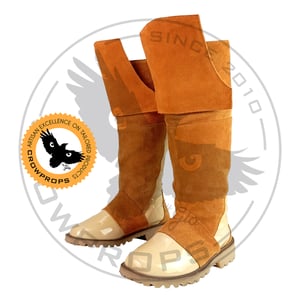 Image of Temple Guard Leather Suede Long Boots
