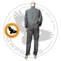 Image 3 of Black Charcoal Flightsuit - STANDARD SIZES and TAILORED too, you choose.