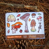 6.5"x4.5" Mushroomies! Sticker Sheet