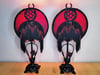 Gothic Crescent Moon Antique Lamps 