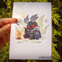 Image 1 of Mothman - "I love summer" Seasonal Print