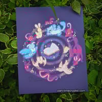 Image 1 of Print - Familiars 8.5"x11" Dark BG