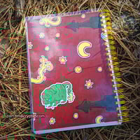 Image 5 of 5"x7" 25 Page REUSABLE Sticker Tome - Medieval Cryptids