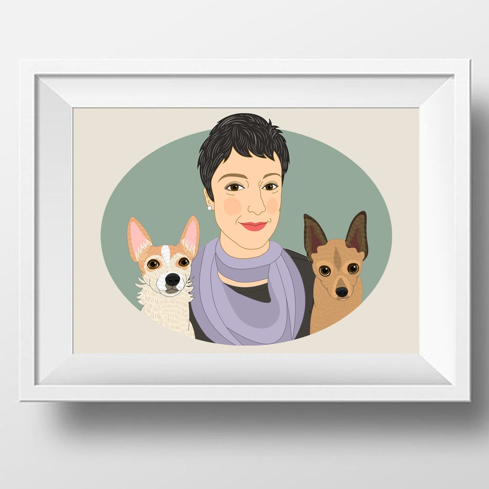 Image of Individual Portrait with pets
