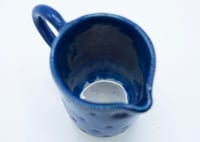 Image 3 of Small Deep Blue Dotted Pitcher