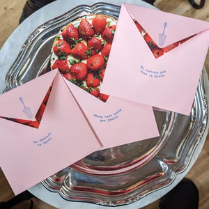 Tarte postale (aux fraises)
