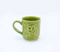 Image 1 of Green Floral Mug