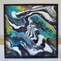 Teal Tides of Zebras