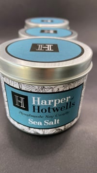 Image 1 of SEA SALT SOY CANDLE IN A TIN