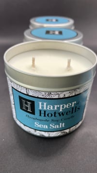 Image 2 of SEA SALT SOY CANDLE IN A TIN