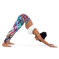 Image 4 of "Cosmic Jazz" Yoga Leggings