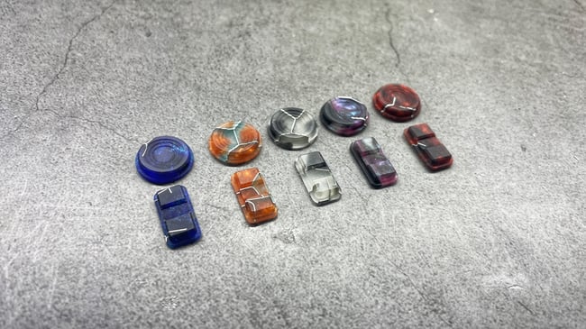 DELRO -D650- Resin Button SET-