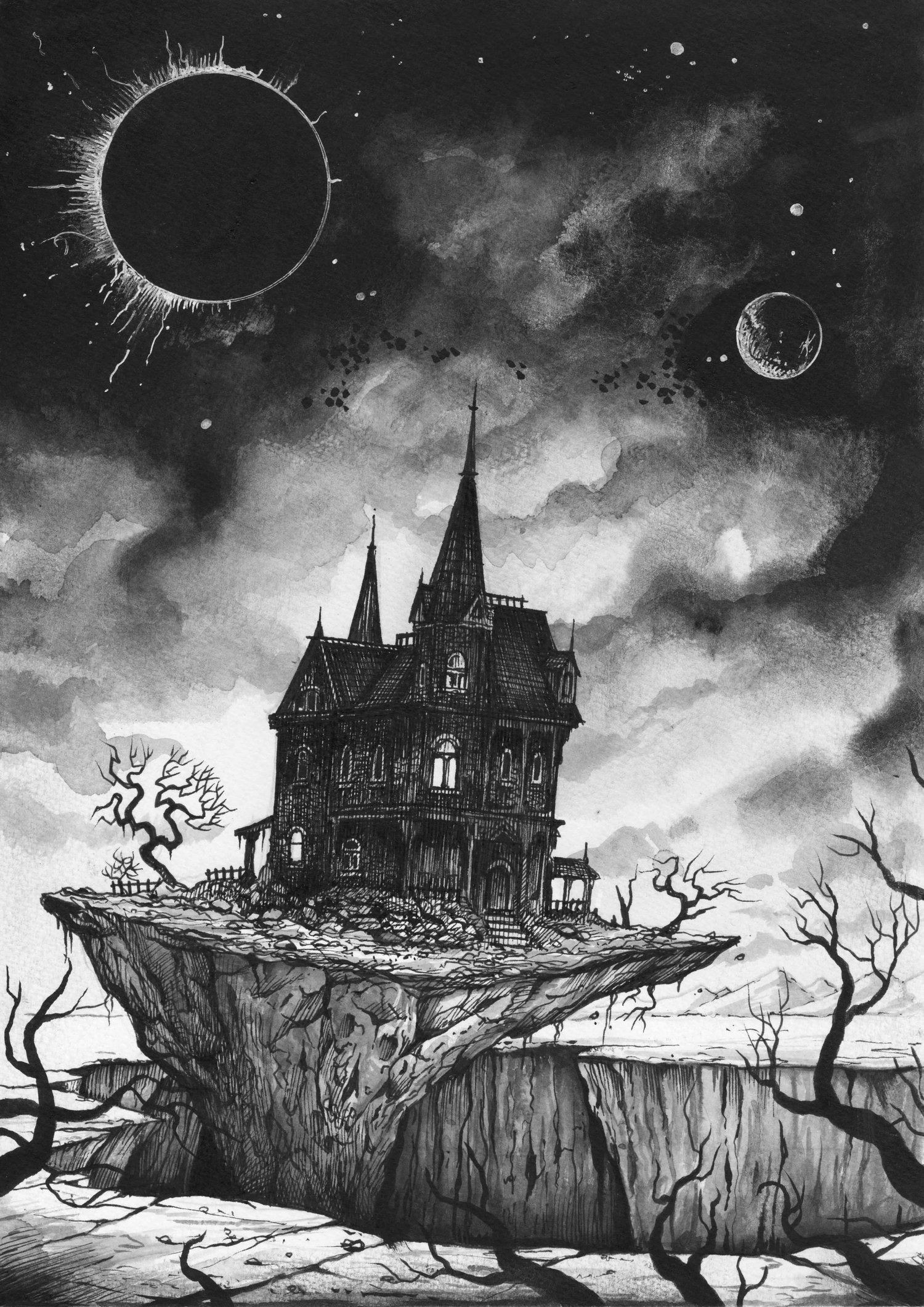 "House on the Borderland" print