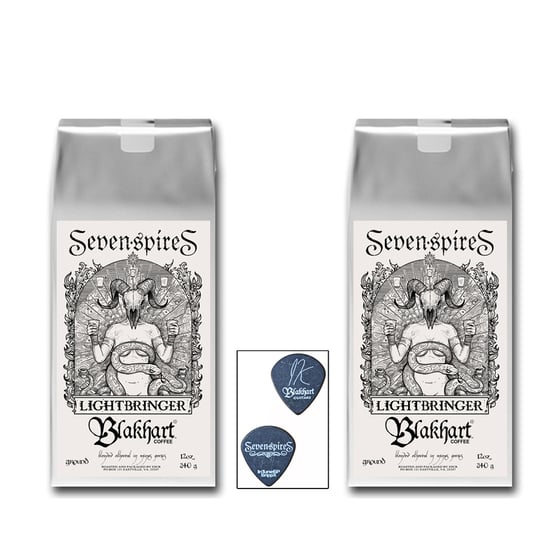 Image of "LIGHTBRINGER" SEVEN SPIRES CUSTOM SIGNATURE BRAZILIAN ROAST W/PICK COMBO