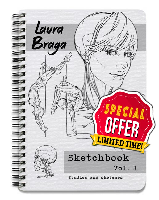 Image of Laura Braga - Sketchbook Vol.1 - Studies and Sketches SALE!