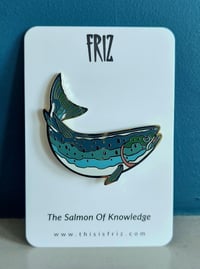 Image 1 of The Salmon Of Knowledge Enamel Pin
