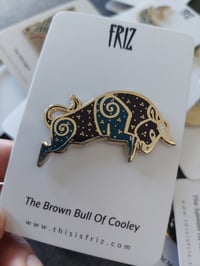Image 5 of The Brown Bull Of Cooley - Hard Enamel Pin