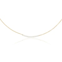 Gold Small Pearl Cluster Choker