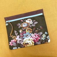 Image 3 of Vintage French Blooms Large Zip Pouch