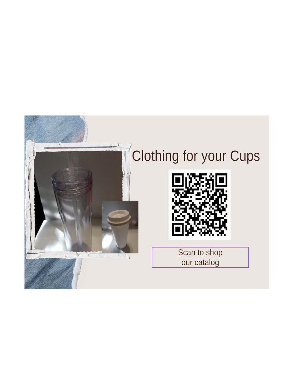 Image of CLOTHING FOR YOUR CUPS CATALOG